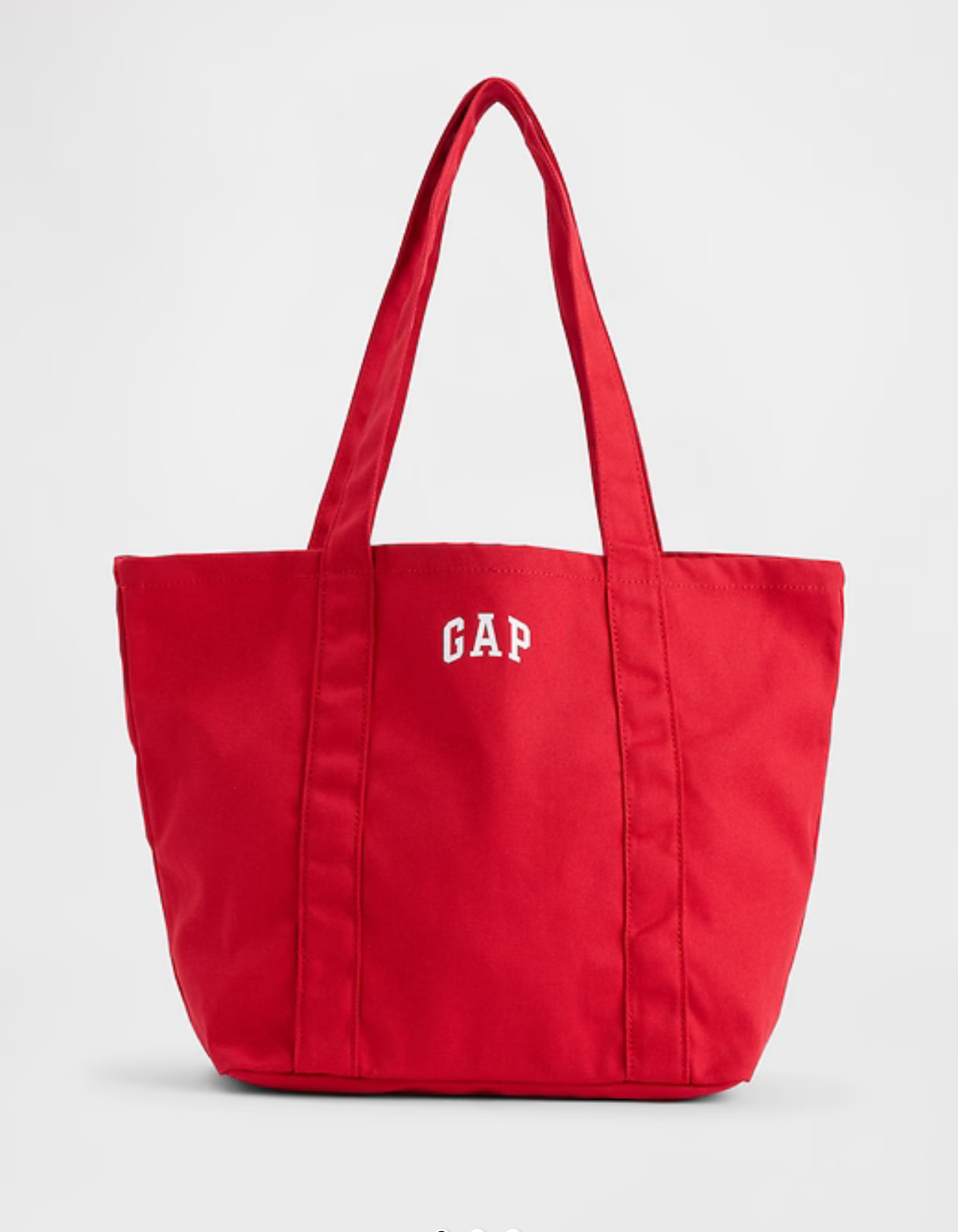 GAP logo tote bag- Modern Red
